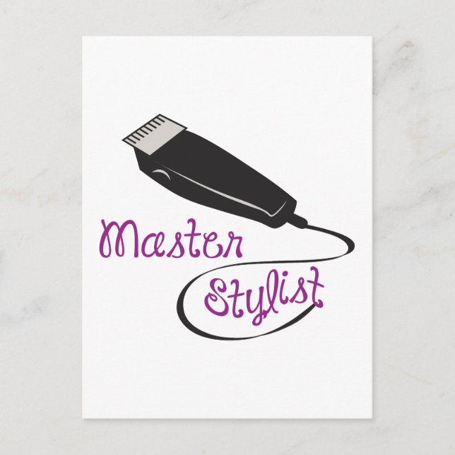 MASTER STYLIST POSTCARD (Front)