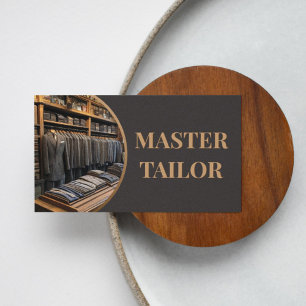 Master Tailor Classic & Retro Suits Boutique Business Card
