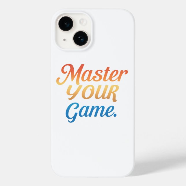Master Your Game  Case-Mate iPhone Case (Back)