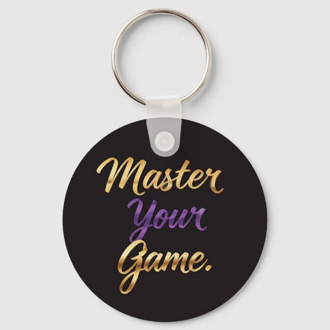 Master Your Game  Key Ring (Front)