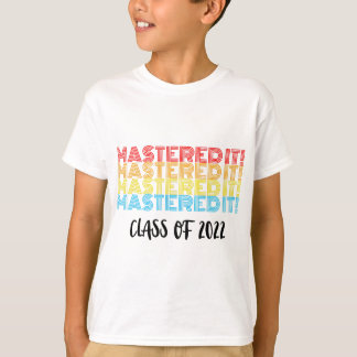 Mastered It 2022 Masters Degree Graduation for Him T-Shirt