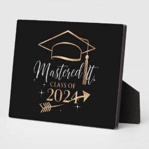 Mastered It Class of 2024 Graduation Gifts for Her Plaque
