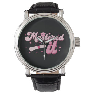 Mastered It Masters Degree Graduate MBA Graduation Watch