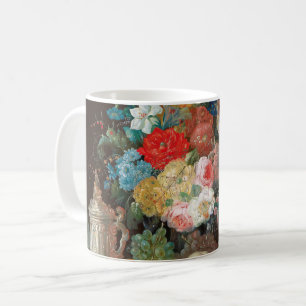 Masterful Still Life: Flowers & Fruit Coffee Mug