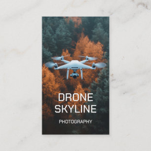 Mastering Aerial Photography Drone Skyline Photos Business Card
