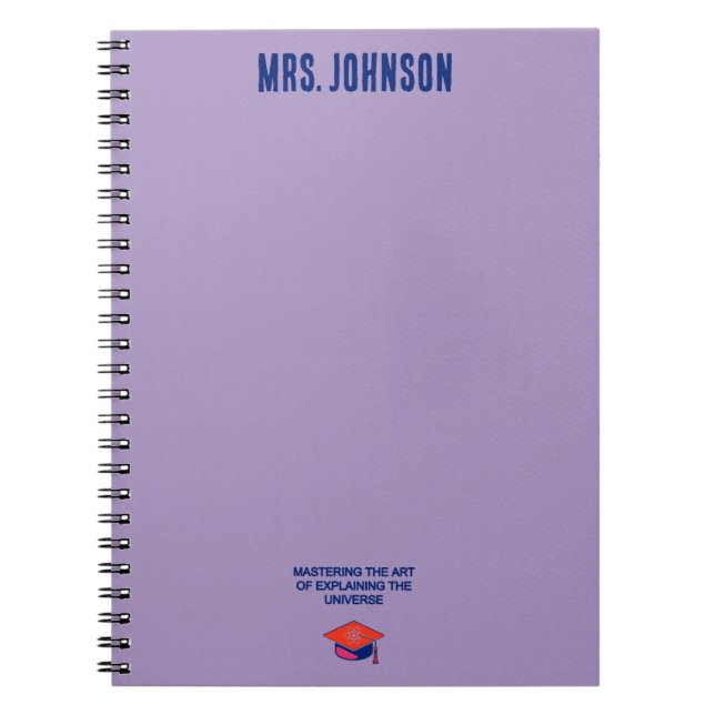 Mastering Art Of Explaining The Universe Notebook (Front)