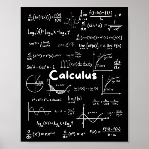 Mastering Essential Calculus Formulas Math Genius Poster