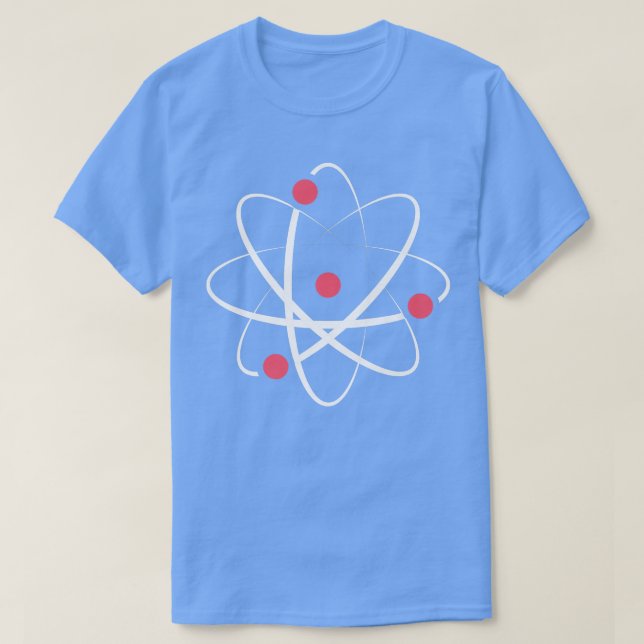Mastering Physics Science Teacher Proton Neutron E T-Shirt (Design Front)