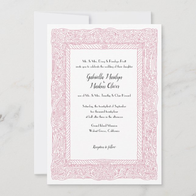 Masterpiece Celebration Invitation (Front)