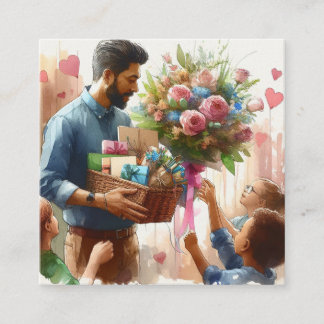 Masterpiece Mentor Square Business Card