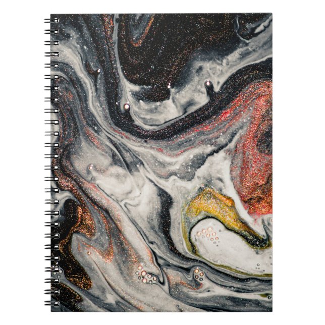 Masterpiece of designing art. Swirls of marble and Notebook (Front)