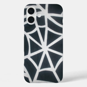 Masterpiece of Nature: A Spider's Web. iPhone 16 Plus Case