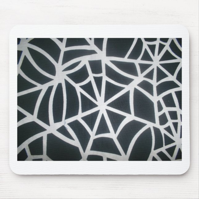 Masterpiece of Nature: A Spider's Web.  Mouse Mat (Front)