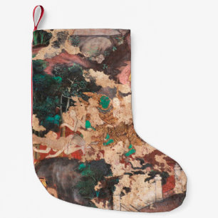Masterpiece of traditional Thai style painting art Small Christmas Stocking