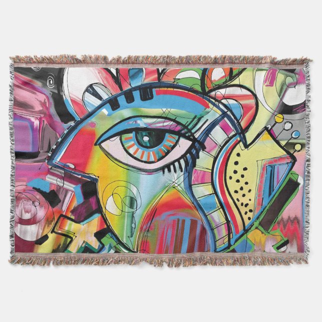 Masterpiece Throw – Inspired by Seeing All Things Blanket (Front)