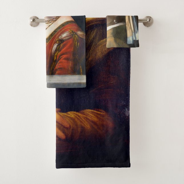 Masterpieces art  bath towel set (Insitu)