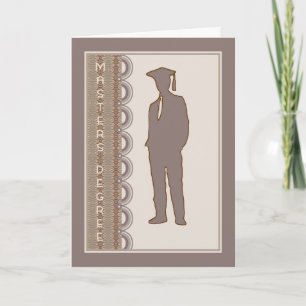 Masters Degree Card for Son, or Anyone
