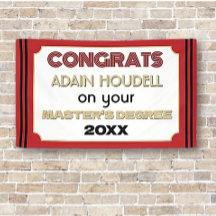 Master's Degree Congrats! Personalised