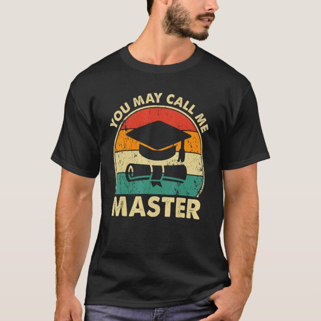 Masters Degree Designs For Men Women Mba Education T-Shirt (Front)