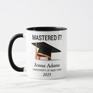 Masters Degree Graduation Mastered It Mug