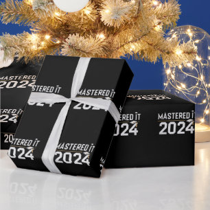 Master's Degree Mastered It 2024 Masters Degree Wrapping Paper