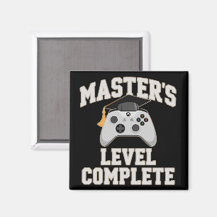 Master's Gamer Graduate Class of 2026 Graduation  Magnet
