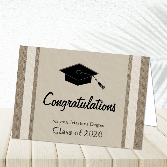 Masters Graduation Card (Creator Uploaded)
