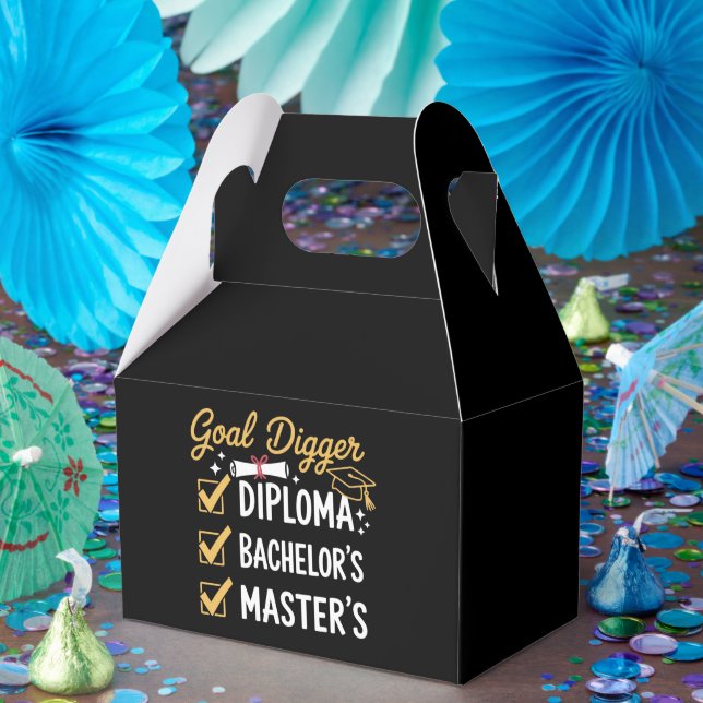Masters Graduation Goal Digger Mastered It Class  Favour Box (Party)