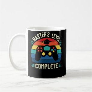 Master's Level Complete, Graduation GIft, Masters Coffee Mug