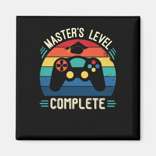 Master's Level Complete, Graduation GIft, Masters Magnet