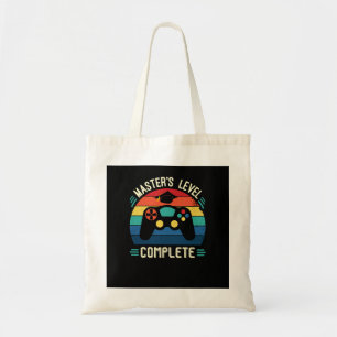 Master's Level Complete, Graduation GIft, Masters  Tote Bag