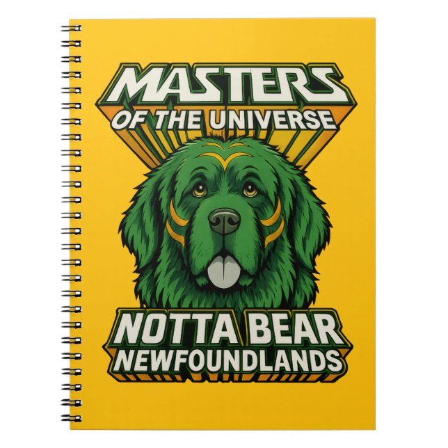 Masters of the Newfiverse  Notebook (Front)