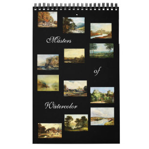 Masters of Watercolor 2024 Home Decor Art Calendar
