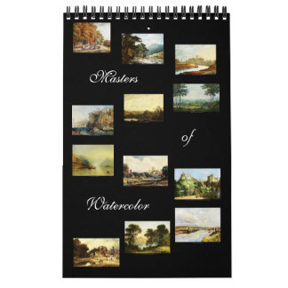 Masters of Watercolor 2024 Home Decor Art Calendar