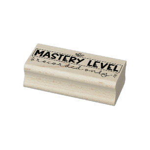 Mastery Level Recorded Only Teacher Stamp