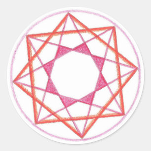 Mastery Mandala #2 Classic Round Sticker