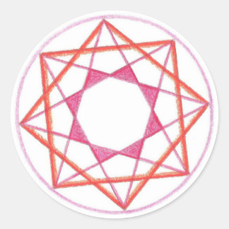 Mastery Mandala #2 Classic Round Sticker