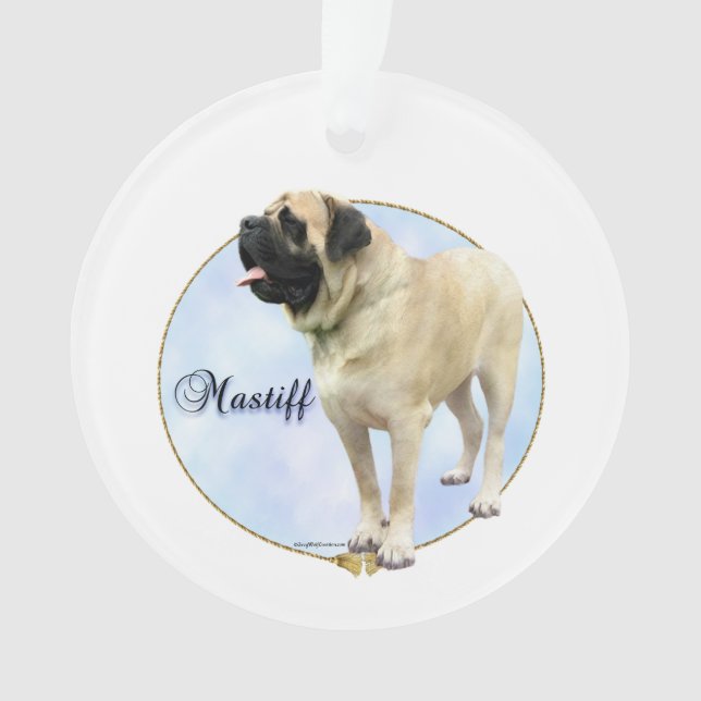 Mastiff Acrylic Ornament (Front)