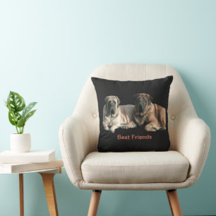 Mastiff Best Friends Cushion