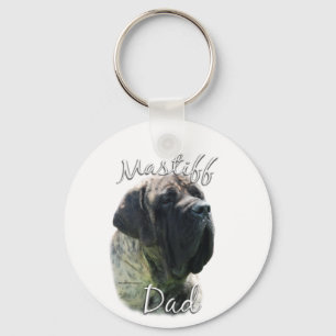 Mastiff (brindle) Dad 2 Key Ring