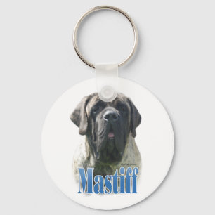 Mastiff (brindle) Name Key Ring