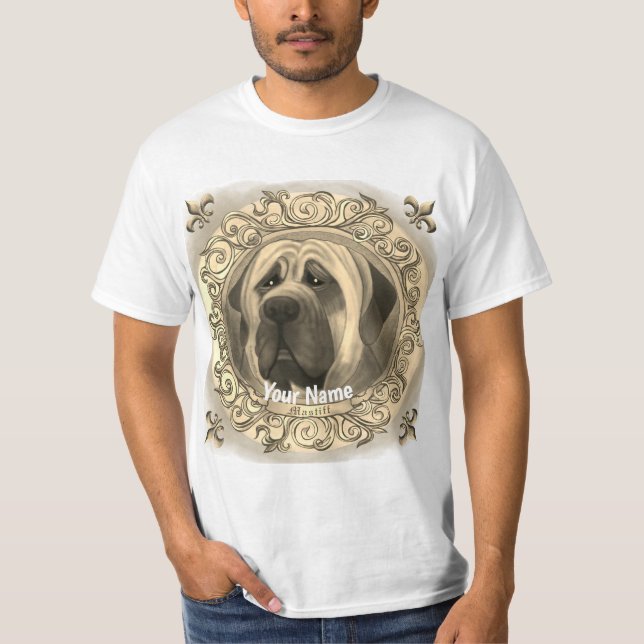 Mastiff Dog  T-Shirt (Front)