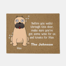 Mastiff Doormat, Dog Doormat, Dog Door Mat