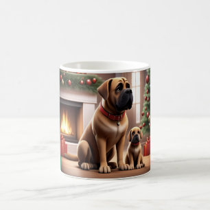 Mastiff englische Dogge Christmas  Coffee Mug