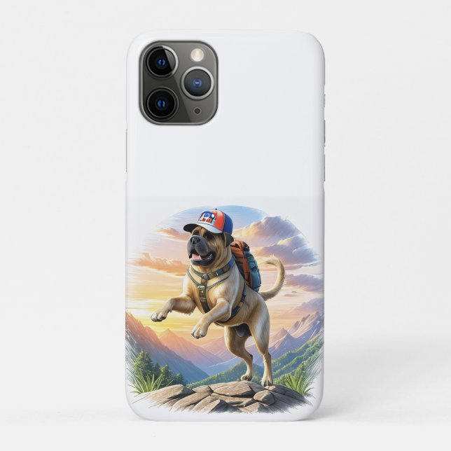 Mastiff English Mastiff on vacation in the mountai Case-Mate iPhone Case (Back)