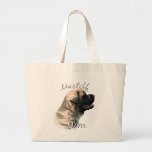 Mastiff (fluffy) Mum 2 Large Tote Bag