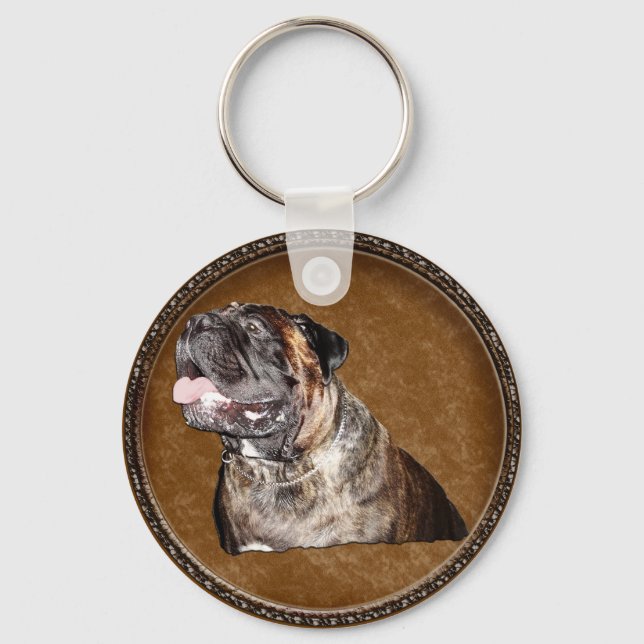 Mastiff Gifts Keychain Bullmastiff Gifts (Front)