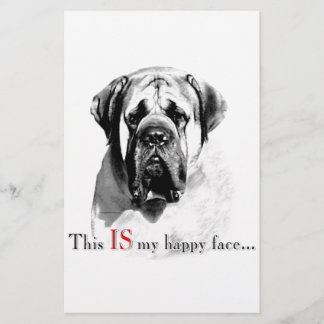 Mastiff Happy Face