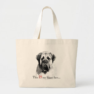 Mastiff Happy Face Bag