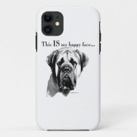 Mastiff Happy Face